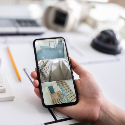 West Palm Beach security camera feed on cell phone